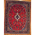 Persian Hand-knotted Sarouk Lilihan Red Wool Rug (10'8 x 13'10)