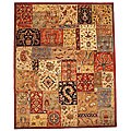 Hand-tufted Lasi Multicolor Wool Rug (5' x 8')