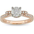 14k Pink Gold 1ct TDW Diamond Engagement Ring (G-H,I1-I2)