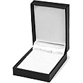 Darice Black Faux Leather Necklace Box