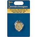 Darice Simple Gold Oval Watch Face