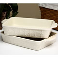 Great literature on Sign Cake Signature Housewares Sorrento Ivory 13-inch Rectangular Bakers (Set of 2)