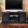 Antebellum Two-Tone Walnut/ Black Media Stand