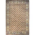 Sources of Turkish rug Hand Knotted Hand-sheared All-over Brown Wool Rug (8'9 x 11'9)