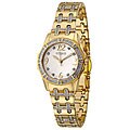 Wittnauer Women's Goldplated Crystal Diamond-accent Watch