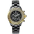 Raku Women's Black Two-tone Watch