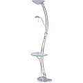 Modern Chrome Torchiere Floor Lamp/ Table