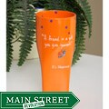 10-inch Hand-written Abe Lincoln Quote Flower Vase