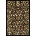 Hand-sheared Palace Brown Wool Rug (2'6 x 8')