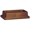 Continental Manufacturing Brown Trash Can Lid