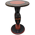 Wooden 2-sided 'Adofo' Mask Table (Ghana)