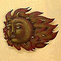 Steel 'The Sun's Song' Wall Art (Mexico)