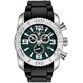 Swiss Legend Men's Steel Commander Green Dial Chronograph Watch
