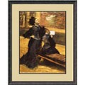 Edgar Degas 'Visit to a Museum' Framed Art Print