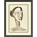 Pablo Picasso 'Head of a Woman with a Chignon' Framed Art Print
