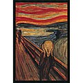 Edvard Munch The Scream Gel-Coated Textured Art
