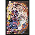 Gustav Klimt 'The Virgins (Le Vergini)' Gel-coated Textured Art