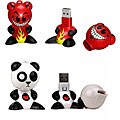 Emerson FK609 Funkeys 1 GB/ USB 2.0 Sculpted Flash Drives (Pack of 2)