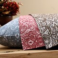 Accommodating hints on Anti snoring Ring Anti-pill Heritage Paisley 4-piece Flannel Sheet Set