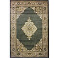 Meaningful guideline on Peshawar rug Quality Alexa Kharma Collection Oriental Persian Green Rug (5'2 x 7'9)