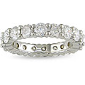 18k White Gold 3ct TDW Diamond Eternity Band (G-H, I1)