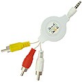 Audio Video Cable for iPod Output to TV RCA Audio Stereo AV