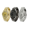 Geneva Women's Platinum Rhinestone Watch