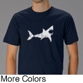 Los Angeles Pop Art Men's 'Bite Me' Shark T-shirt