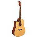 Kona Satin Left-Handed Dreadnought Acoustic Guitar