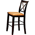 Napeolis Microfiber Counter-height Dining Chairs (Set of 2)