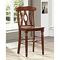 mahogany French desk free catalog Cedar Hills Curved-back Mahogany 24 inches Counter Height Stool