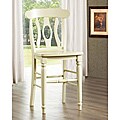 Cedar Hills Curved-back Buttercream 24 inches Counter Height Stool