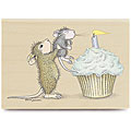 House Mouse 'Make a Wish 2' Wood-mounted Rubber Stamp