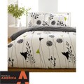 Perry Ellis Asian Lilly 3-Piece Comforter Set