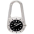Unisex Clip-on Black Dial Watch