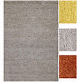 Hand-woven Kadci Shag Wool Rug (7'9 Round)