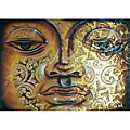 Water Technique Buddha Painting (Indonesia)