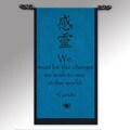 'Be The Change' Ganhdi Quote Scroll (Indonesia)