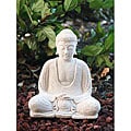White Sandstone Buddha Statue (Indonesia)