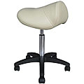 More tips on Chrome Table desk Pneumatic Beige Rolling Saddle Massage Stool