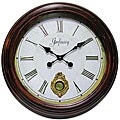 The Laurel Internal Pendulum Metal Wall Clock