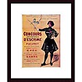 Beneficial guide on Vintage mahogany Dropleaf 'Concours Internationaux Descrime' Wood Framed Print