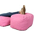 Boz FufSack Pink Twill Ottoman