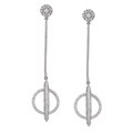 Tacori 18k White Gold 4/5ct TDW Diamond Earrings (G, VS1-VS2)