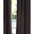 Signature Espresso Faux Taffeta Silk 120-inch Curtain Panel