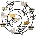 Some guidance on iron candle sconce Iron Butterfly Round 5-votive Candle Wall Sconce
