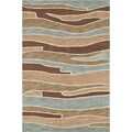 Blue Abstract Rug (7'10 x 11')