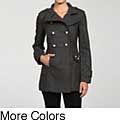 Buffalo Women's Double Breasted Military Peacoat 