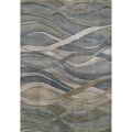 Hand-tufted Metro Classic Grey Wool Rug (5' x 8')