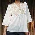Women's Cotton 'Dance' Blouse (Thailand)